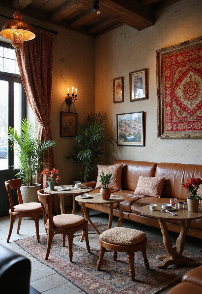 20 Modern and Rustic Cafe Interior Designs That Will Transform Your Space! - 17. Cultural Inspirations