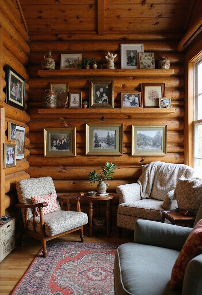 15 Log Home Interiors That'll Make You Want to Move In Immediately! - 15. Personal Touches