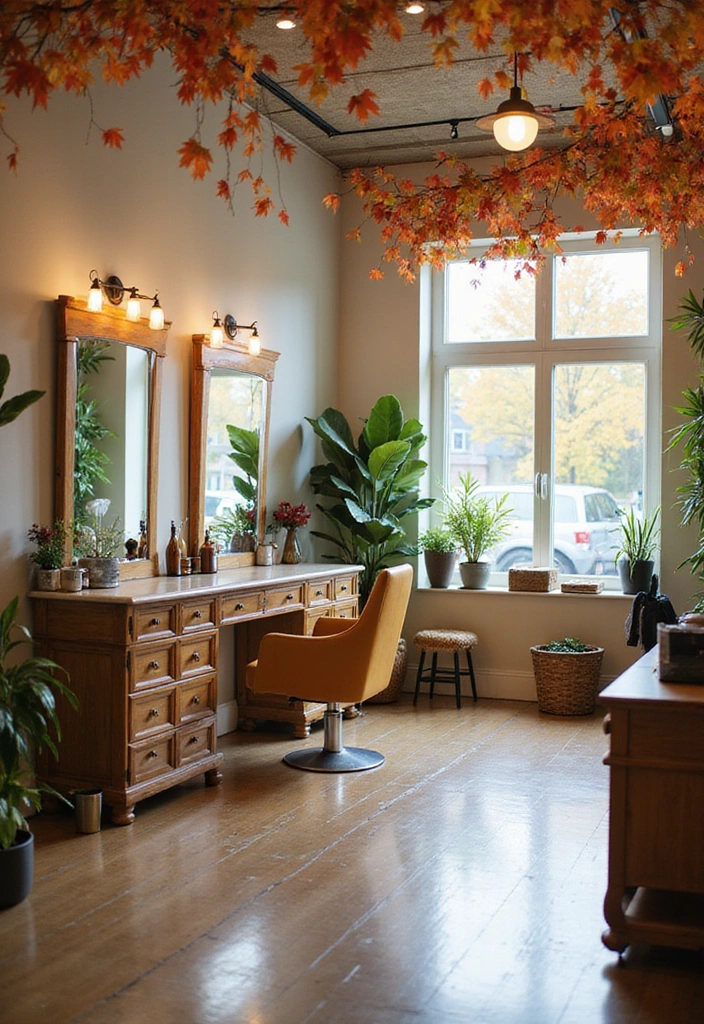 25 Stunning Salon Interior Design Ideas That Will Transform Your Space (You Won't Believe #17!) - 21. Seasonal Refresh
