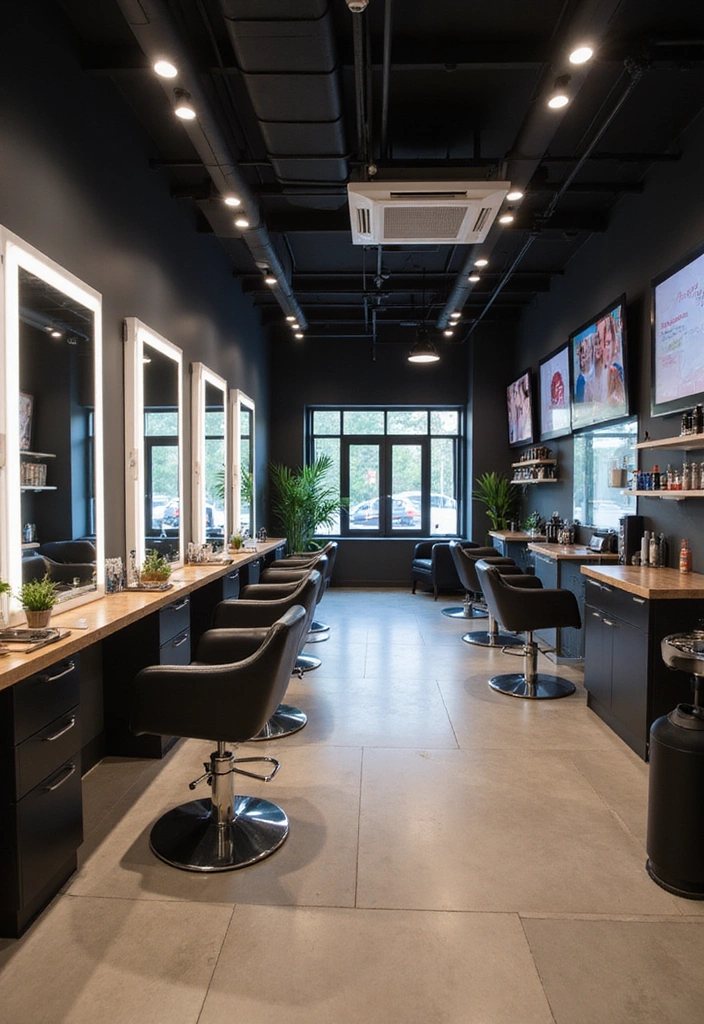 25 Stunning Salon Interior Design Ideas That Will Transform Your Space (You Won't Believe #17!) - 10. Smart Technology Integration