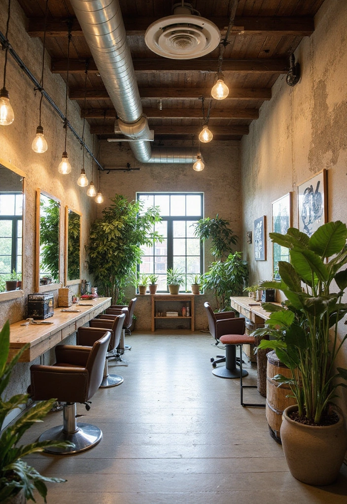 25 Stunning Salon Interior Design Ideas That Will Transform Your Space (You Won't Believe #17!) - 14. Eco-Friendly Designs