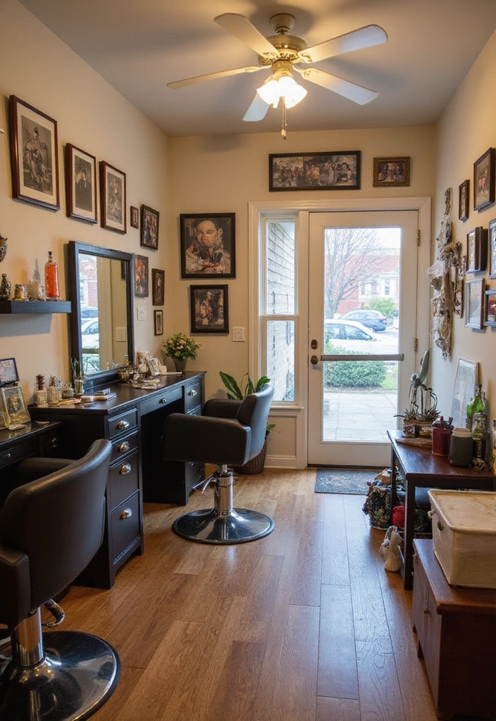 25 Stunning Salon Interior Design Ideas That Will Transform Your Space (You Won't Believe #17!) - 18. Personal Touches