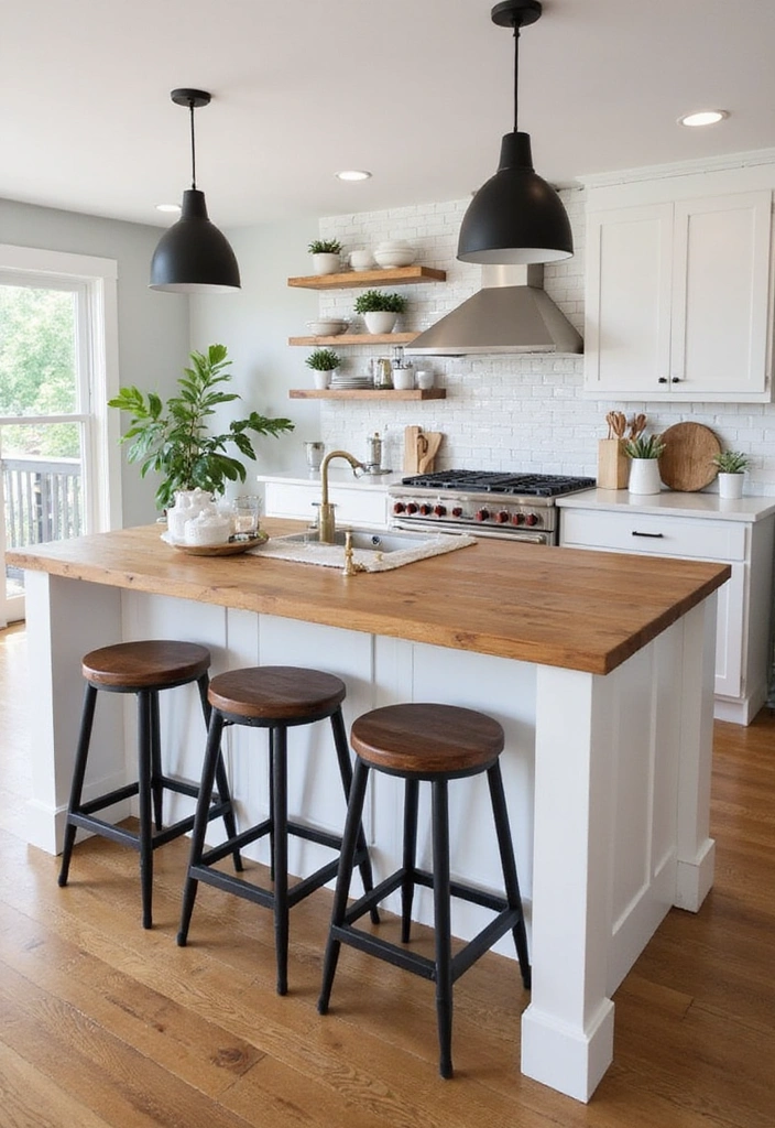 21 Cozy Modern Farmhouse Interior Trends You Won't Believe Are So Easy to Achieve! - 8. Farmhouse-Style Kitchen Islands