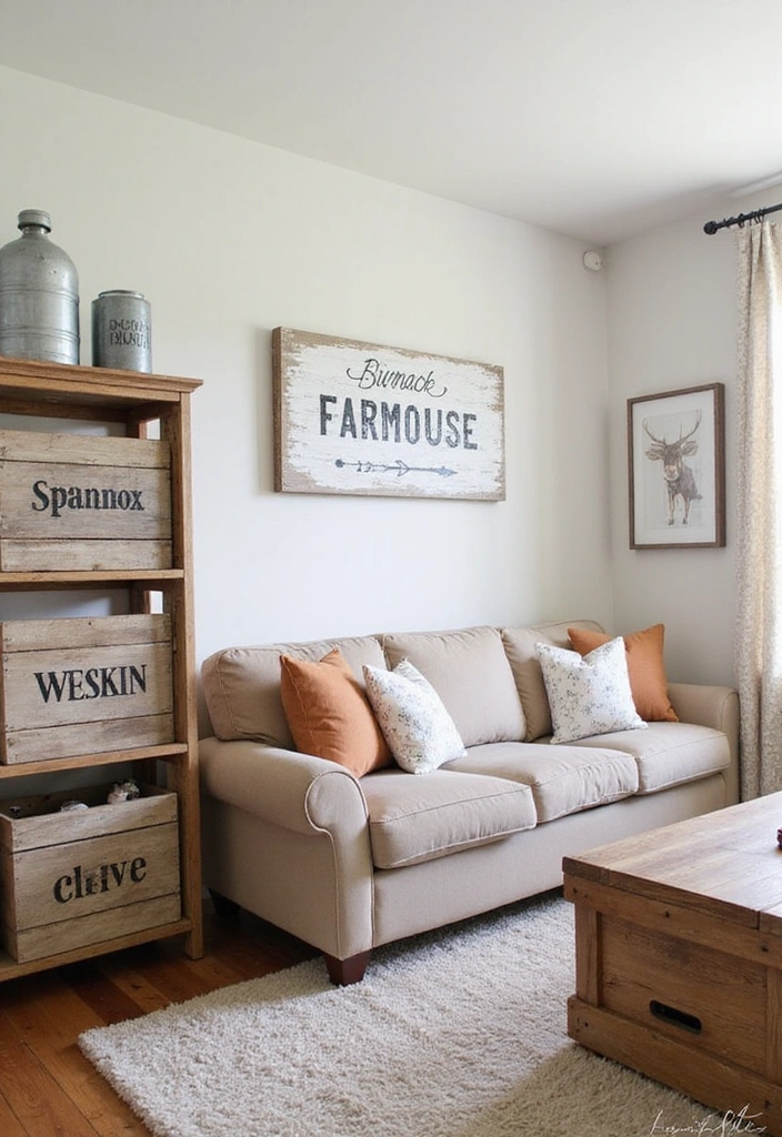 21 Cozy Modern Farmhouse Interior Trends You Won't Believe Are So Easy to Achieve! - 12. Rustic Accents and Decor