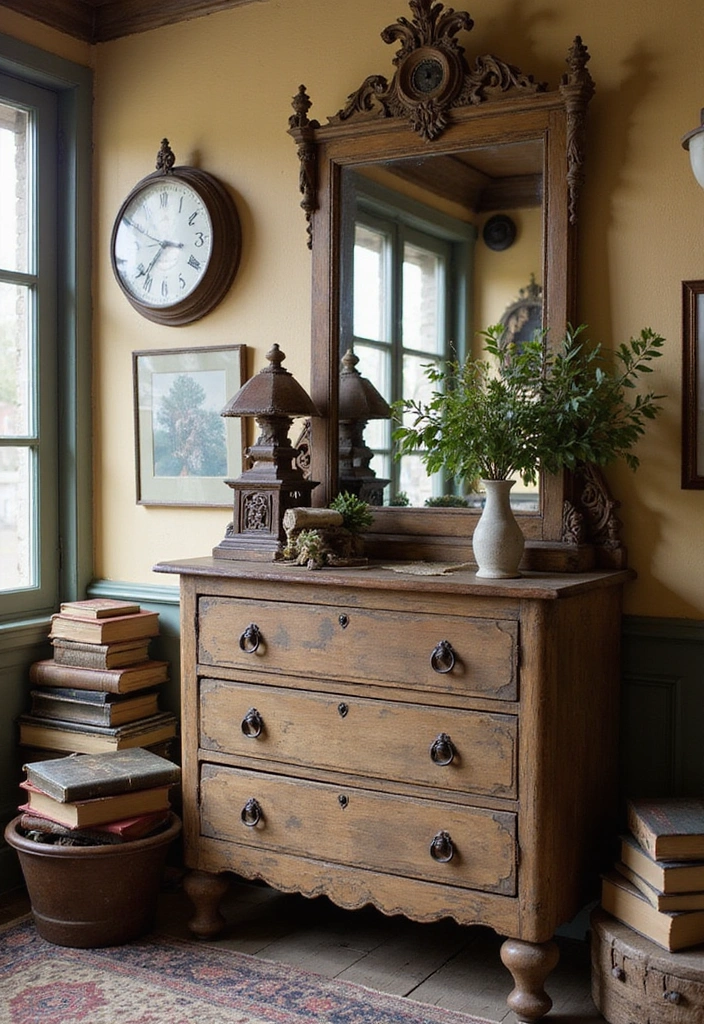 21 Cozy Modern Farmhouse Interior Trends You Won't Believe Are So Easy to Achieve! - 5. Vintage Finds and Antiques